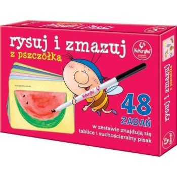Rysuj i zmazuj z pszczółką
